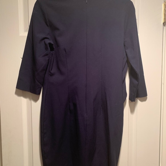 ASOS Navy Blue Ruffle Dress - Picture 3 of 4